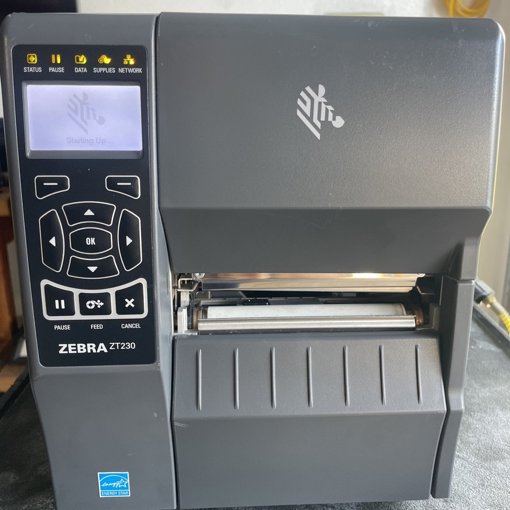 zebra zt230 label printer For Part Or  Repair