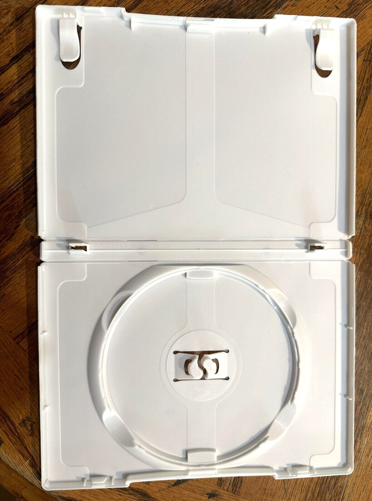 Empty WHITE Solid Standard DVD Storage Cases Lot of 12 EXCELLENT CONDITION