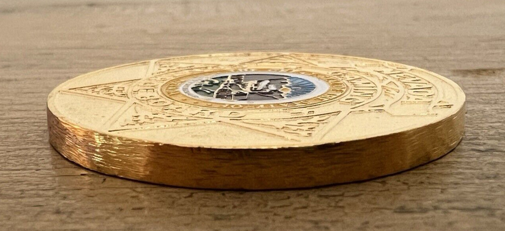 Nevada Gaming Control Board Challenge Coin Blank Back