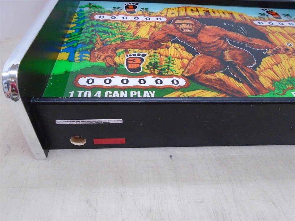 Bally Bigfoot Pinball Head LED Display light box
