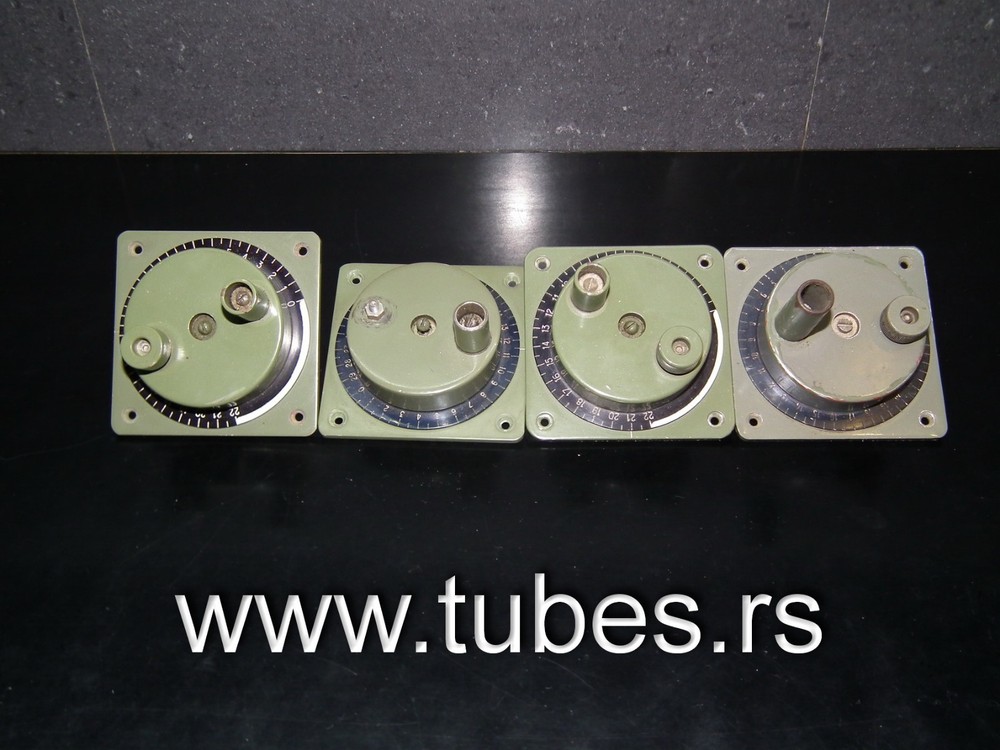 Large Vernier Dial Control Knob HF LINEAR AMPLIFIER Antenna Coupler from 60s