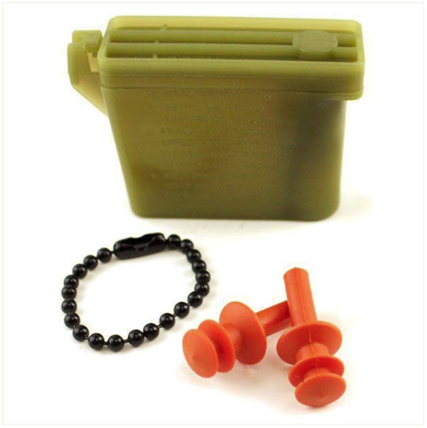 Vanguard EAR PLUGS WITH CHAIN AND CASE - MEDIUM SIZE