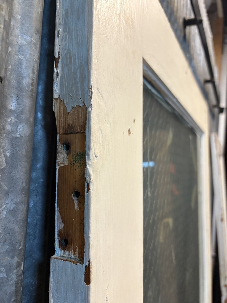 3-Panel Chicken Wire Glass Door GS6099