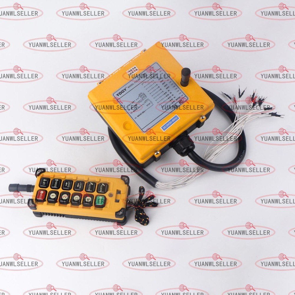F23-BB(S) Industrial Crane wireless Remote Control 2 Transmitter+1 Receiver 12V
