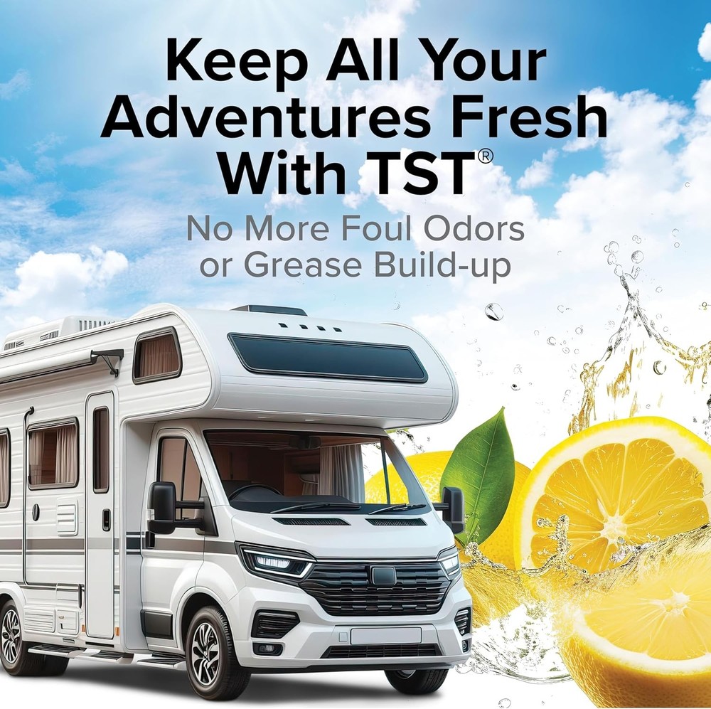 RV Grey Water Odor Control Treatment