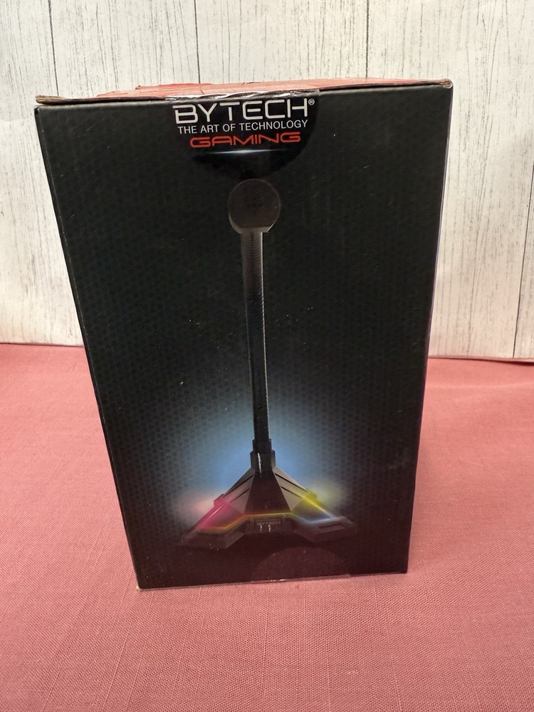 Bytech Adjustable Gaming Microphone NEW Multi Color Backlight Hands Free Glow
