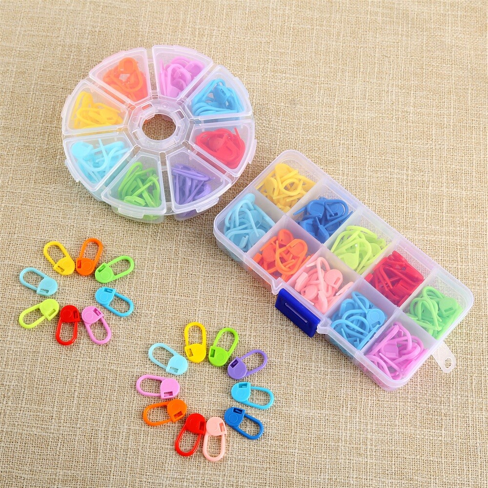 120pcs/104pcs Knitting Tools Crochet Needles Hooks Accessories Plastic with Case