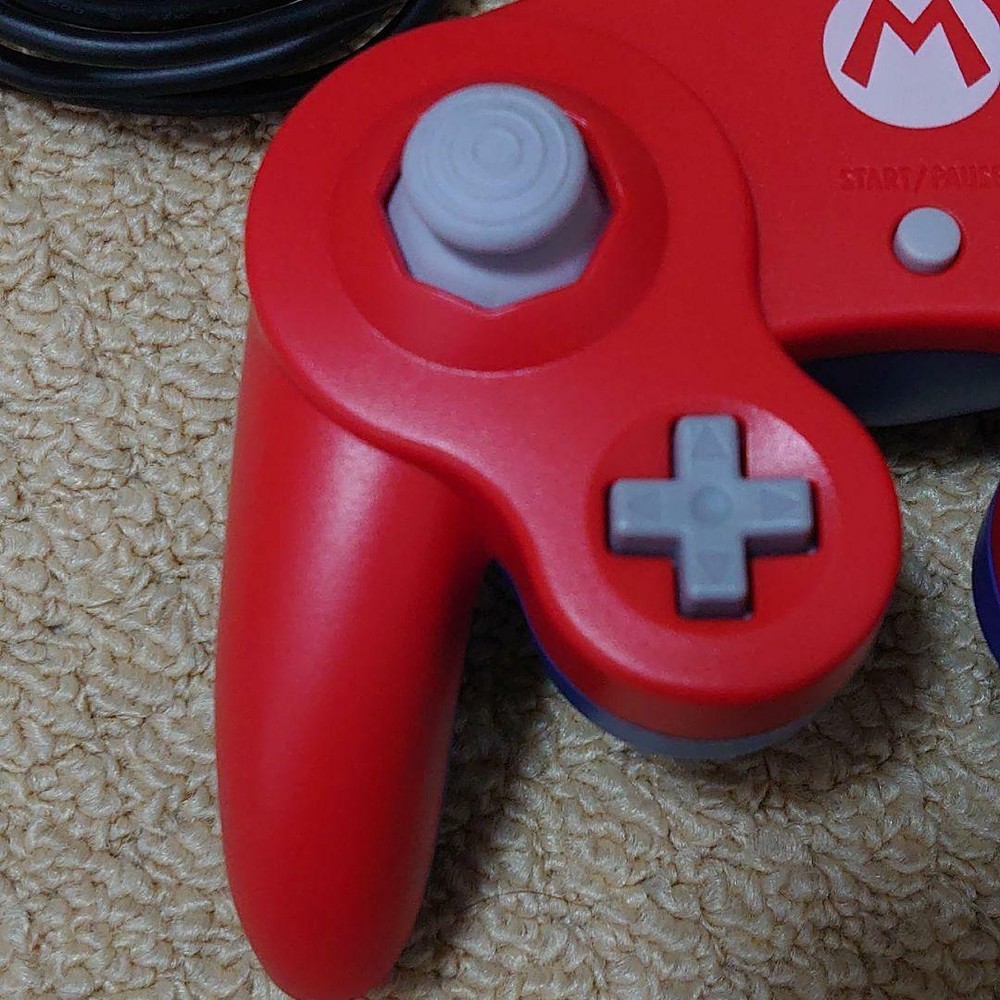Club Nintendo Official Controller Mario Red x Blue for Gamecube