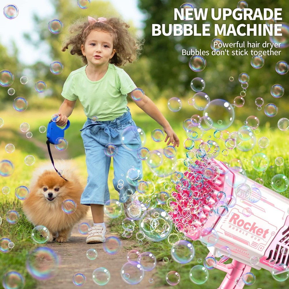 Blue Upgraded Bubble Machine Gun, 69 holes