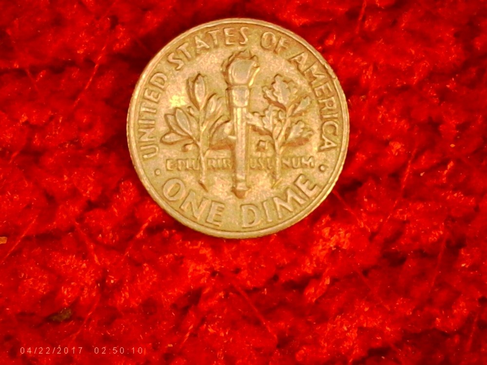 1967 Roosevelt Dime. No Mint Mark with Multiple Errors.