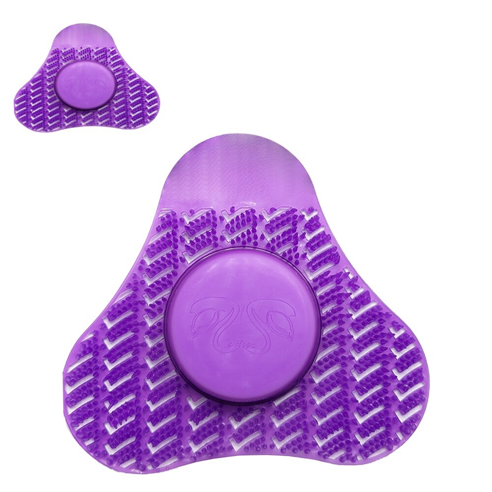 Premium Urinal Screen Deodorizer with Urinal Cakes Purple Lavender Scent -3 Pack