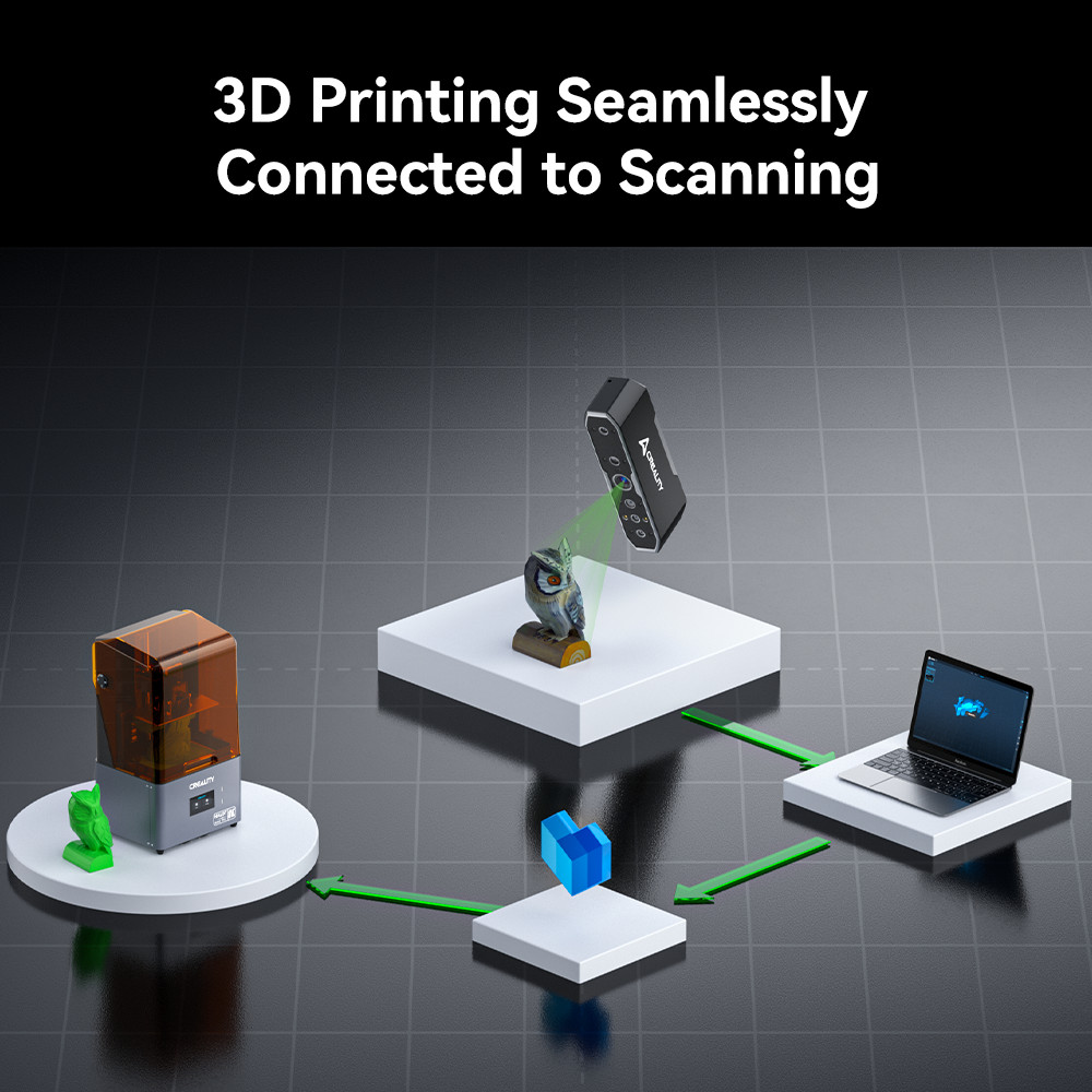 Creality Otter Handheld 3D Scanner With Scan Bridge