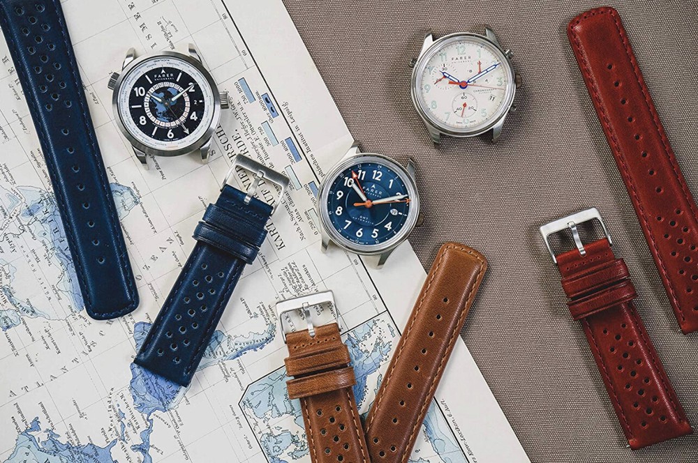 Barton Racing & Rally Leather Straps with Quick Release Spring Bars