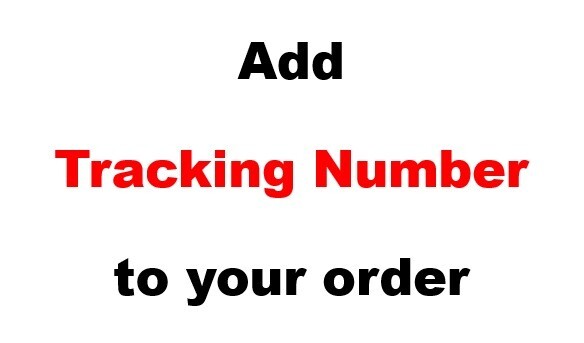 Adding tracking number to small packet shipping