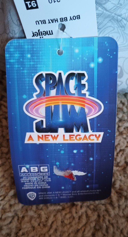 Space Jam Youth Hat OSFM, Adjustable NWT