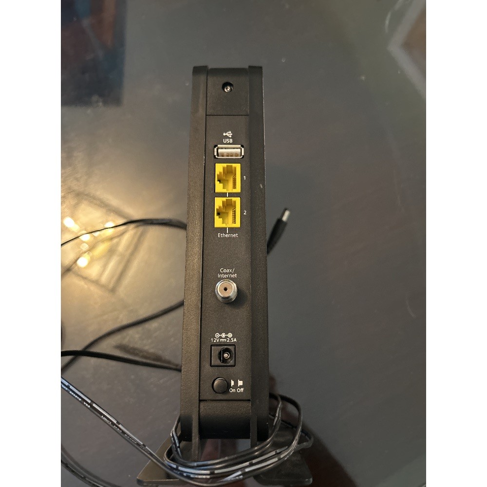 Netgear C3700 Cable Modem Router - Black