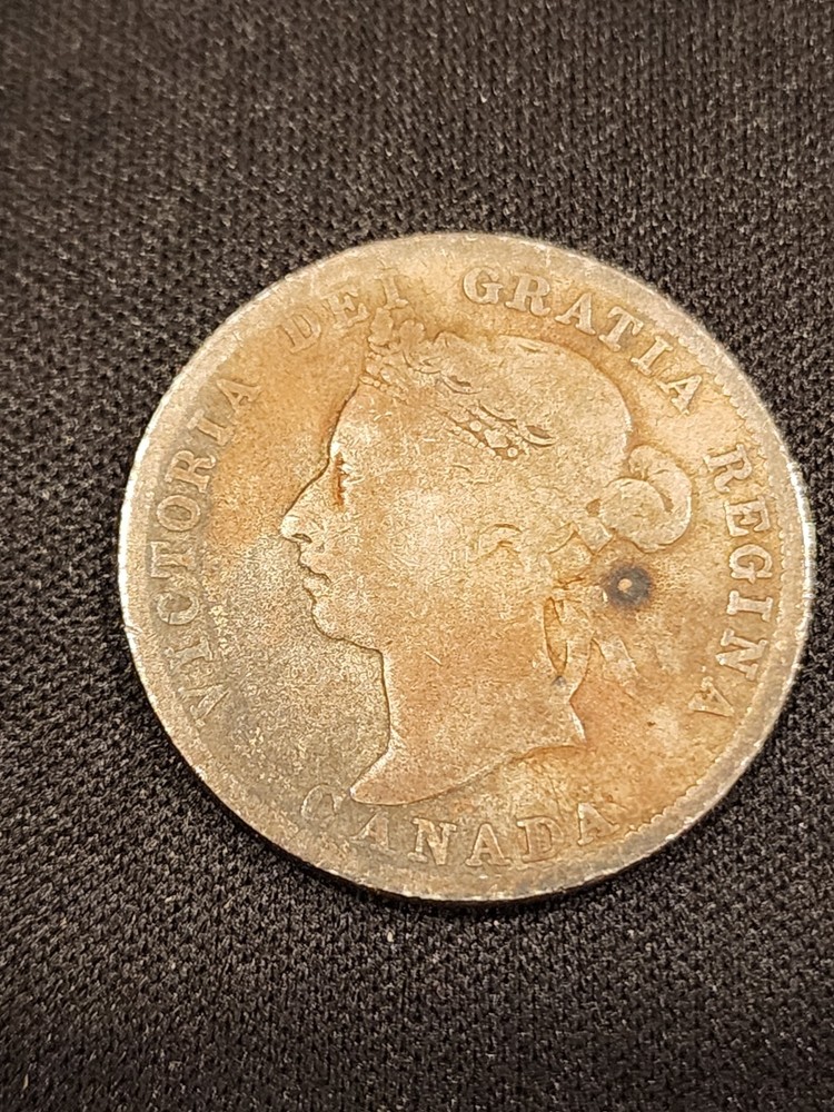 1888 Canada 25 Cents Silver Coin