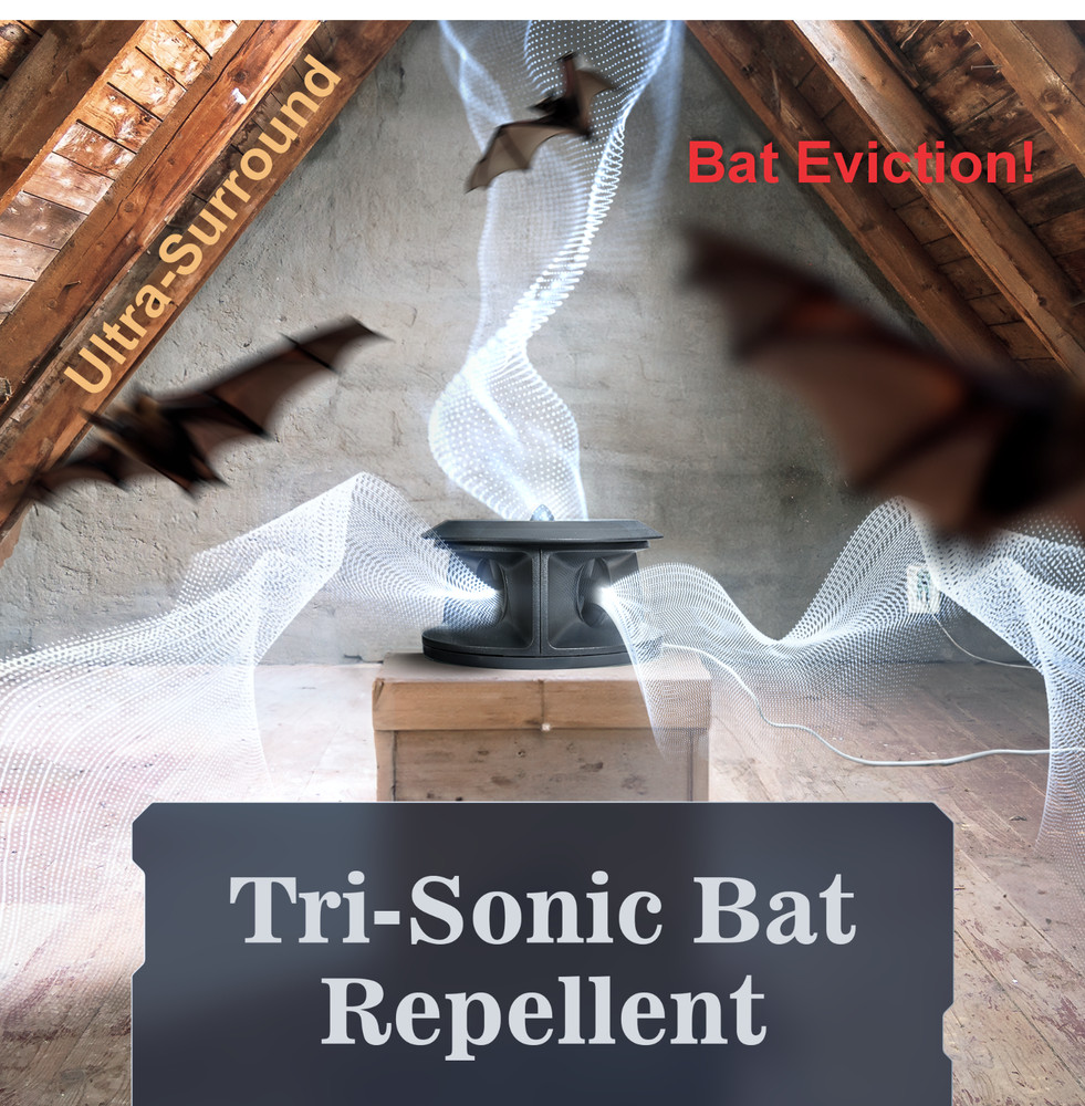 CLEANRTH BCS202 Bat-Blocker Pro - Safely Repels Bats Away (2 Pack)