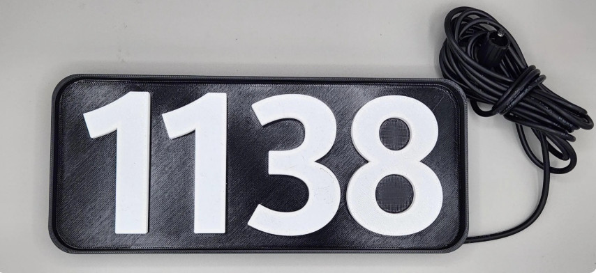 Solar Mailbox Numbers
