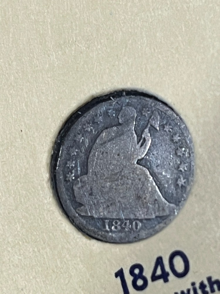 1840 Half Dime - No Drapery