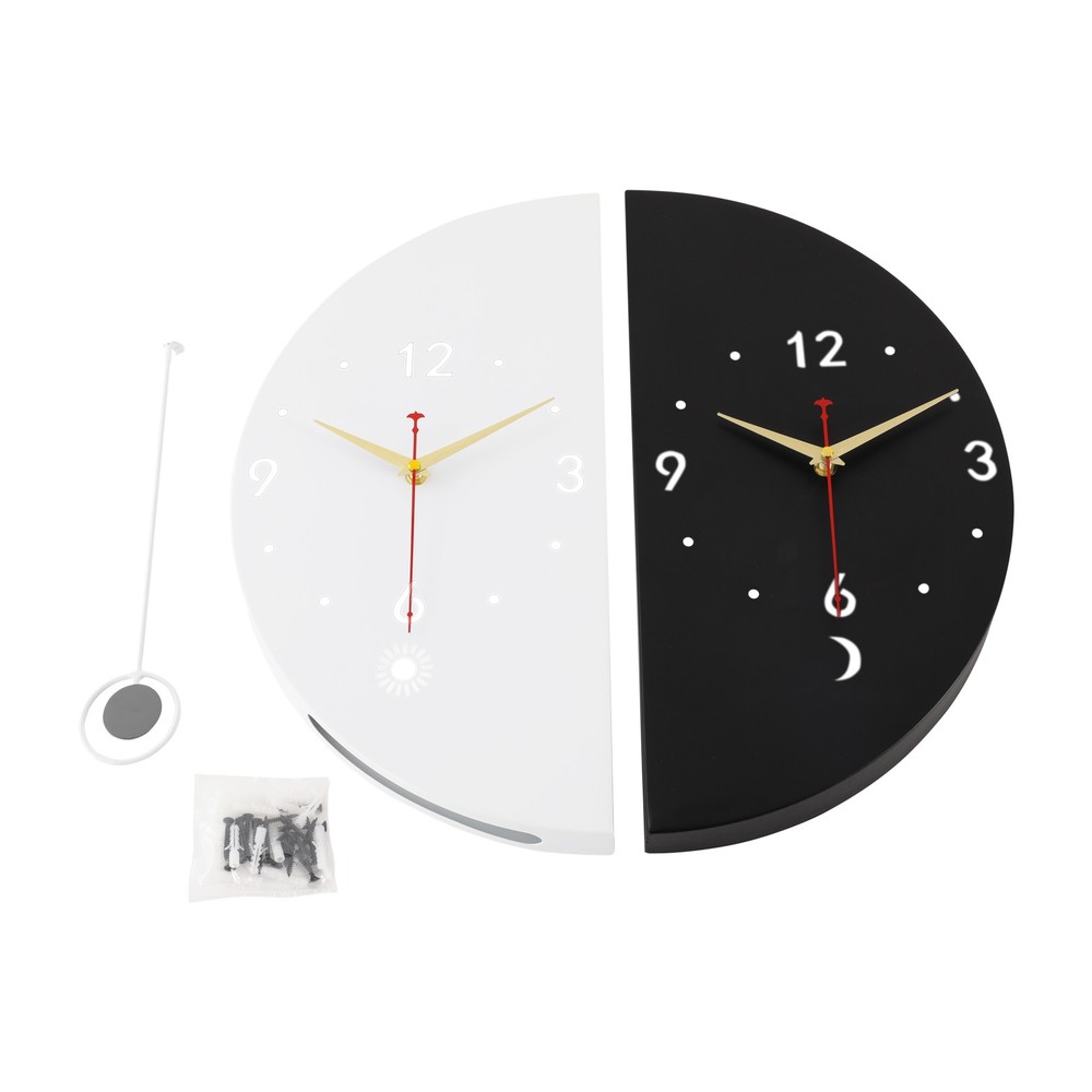 Wall Clock Decoration, Double-sided Corner Wall Clock, Modern Wall Clock