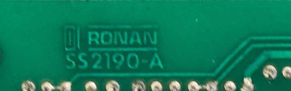USED Ronan SS2190-A Circuit Board