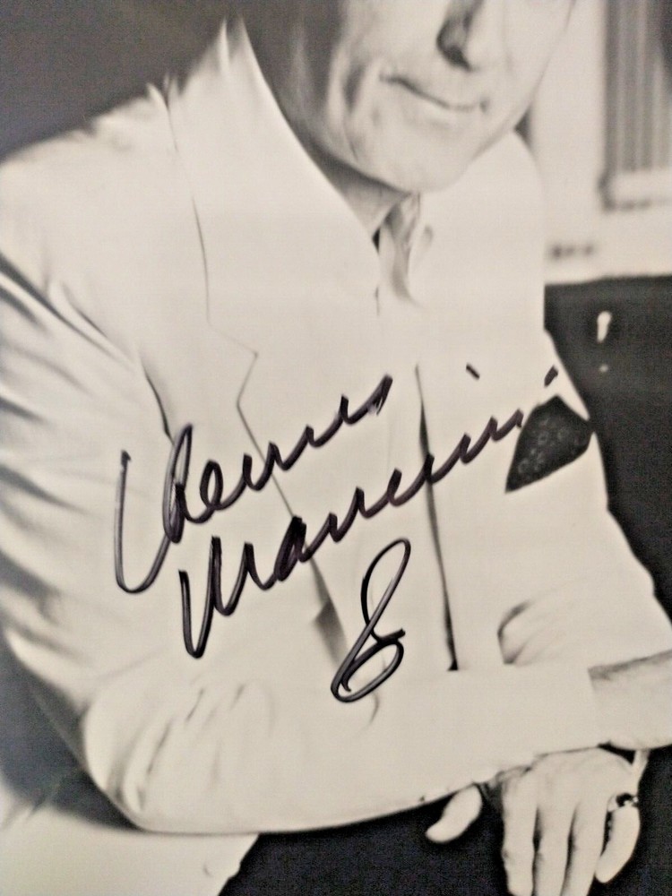 Signed Henry Mancini 8 X10 Photo