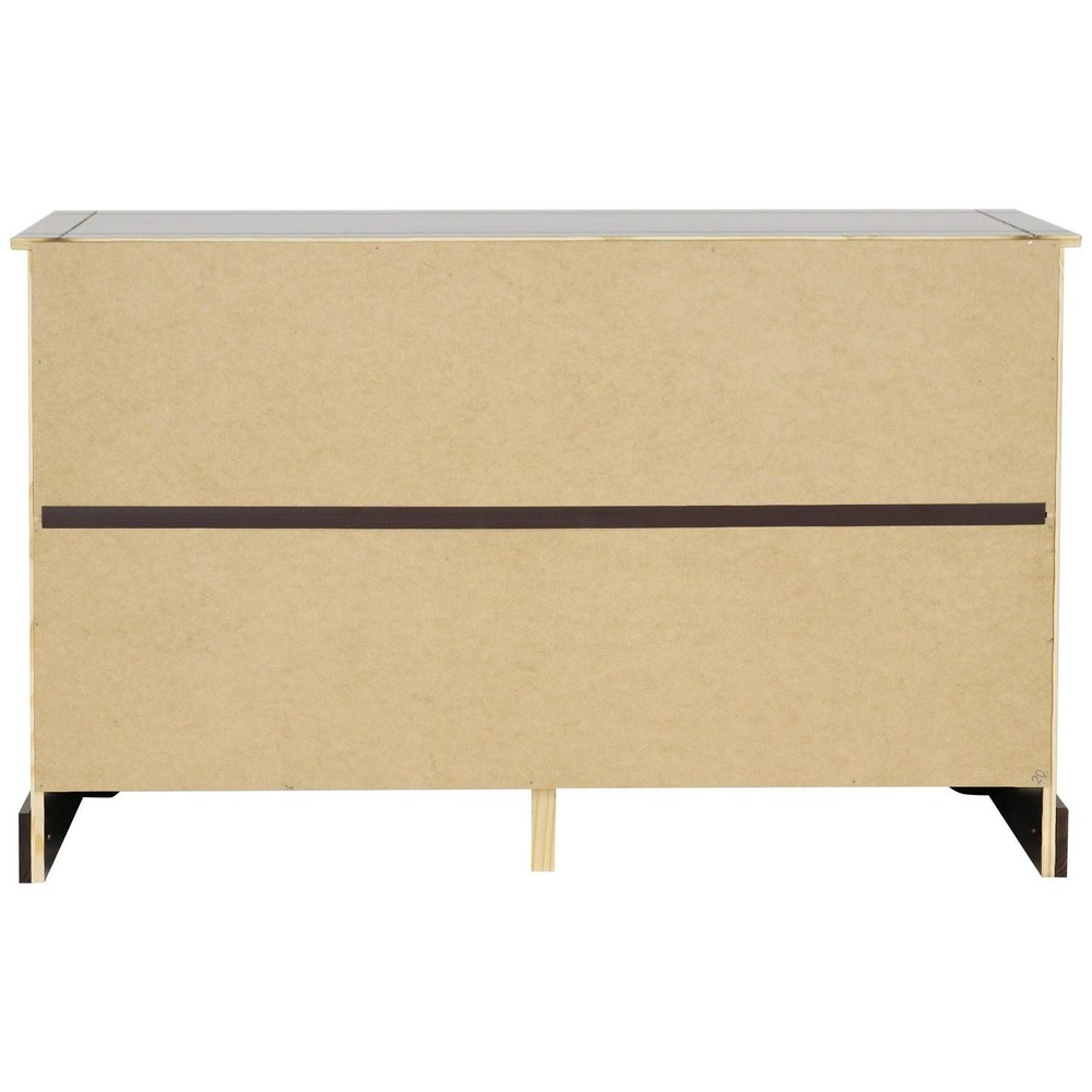Solid Pine Sideboard With 3 Drawers And 3 Doors - 32 In