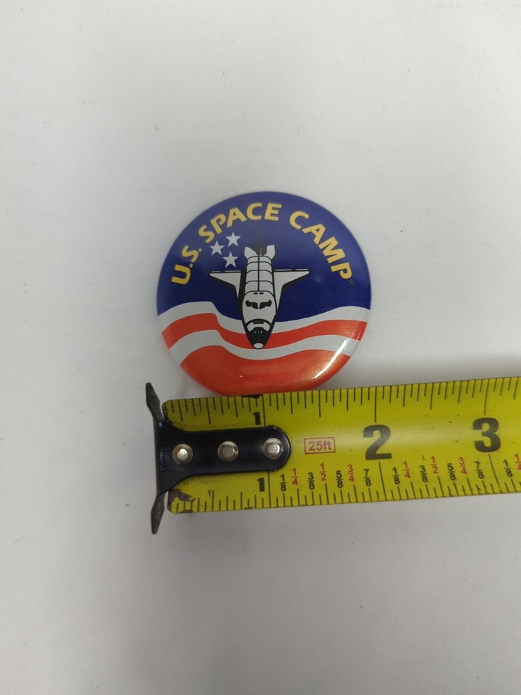 Vintage NASA Space Shuttle Button - U.S. Space Camp