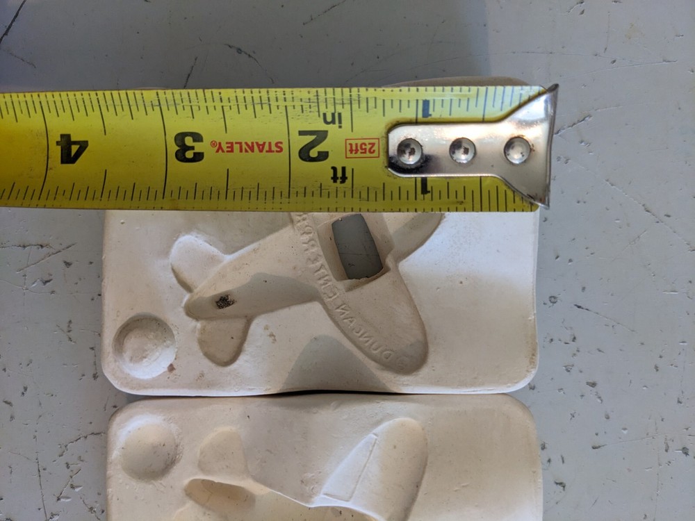 Airplane Vintage Slip Casting Ceramic Mold
