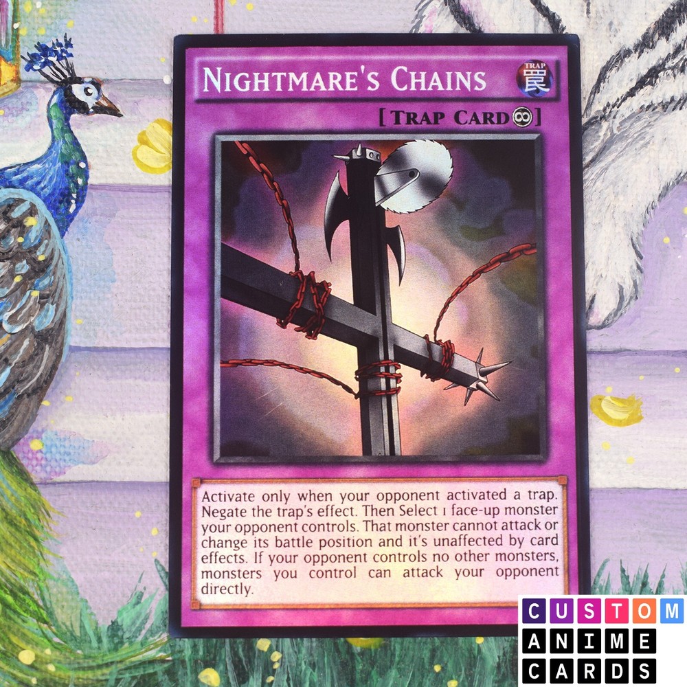 Nightmare's Chains ANIME EFFECT HOLO card