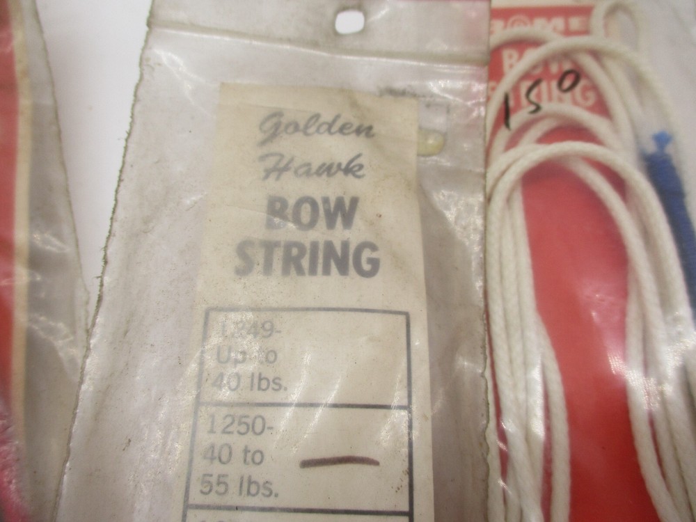 16 Vintage "ROME" Single Loop Bow Strings -Rome Sporting Goods Rome, New York