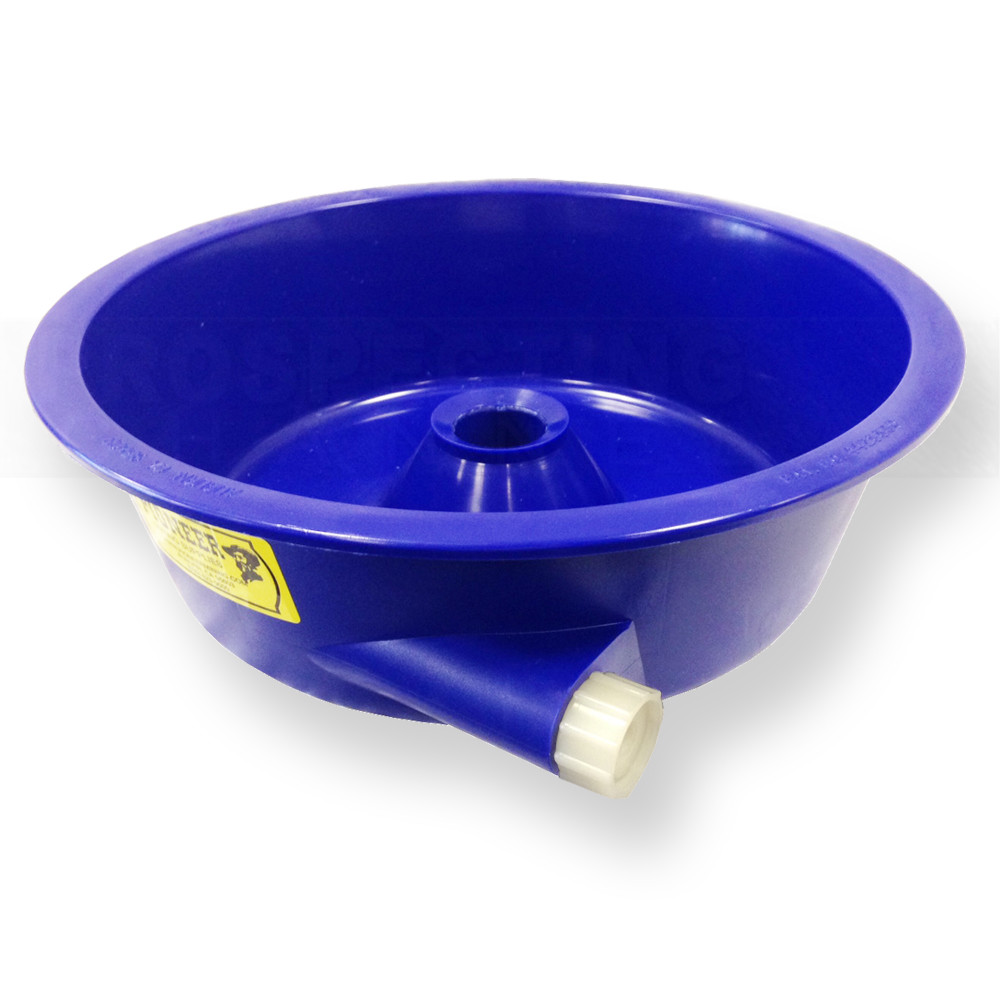 BLUE BOWL PAN GOLD Prospecting CONCENTRATOR + Standard Hardware