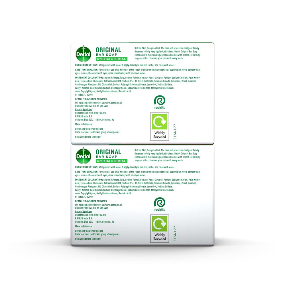 Anti Bacterial Original Soap 100g Twin Pack Dermatologically Tested
