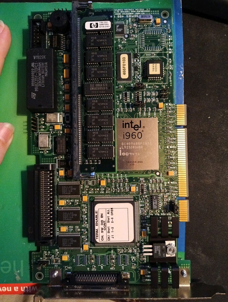 HP NetRAID 1si D2140-60001 SCSI Lvd/se PCI Controller Card