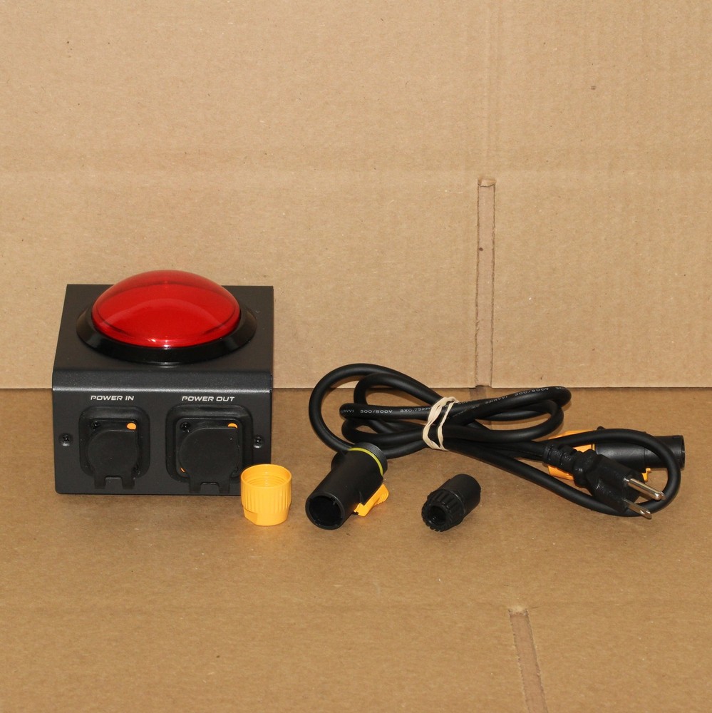 MOKA SFX Power Controller Red Button Mini Console Stage Effect Machine Portab