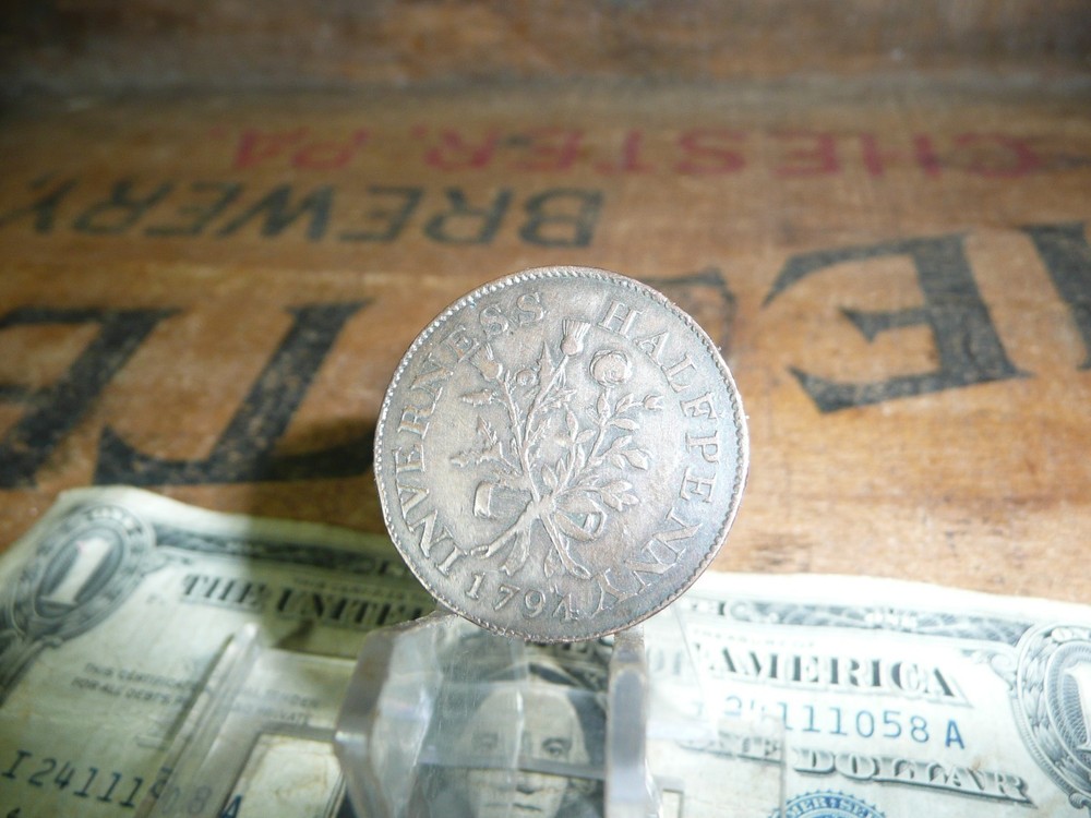 1794 INVERNESS HALF PENNY Conder Token