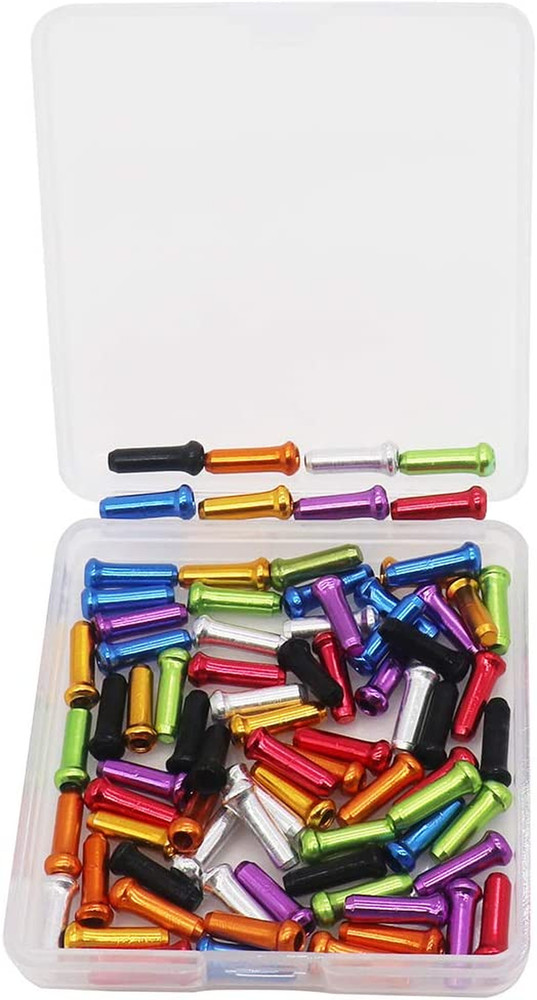 80 PCS Cable End Crimps: Bike Cable End Caps
