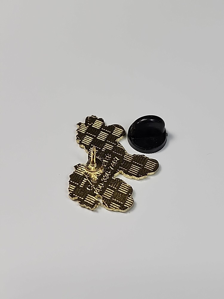 Pony With Furry Boots Lapel Pin Initials BKG