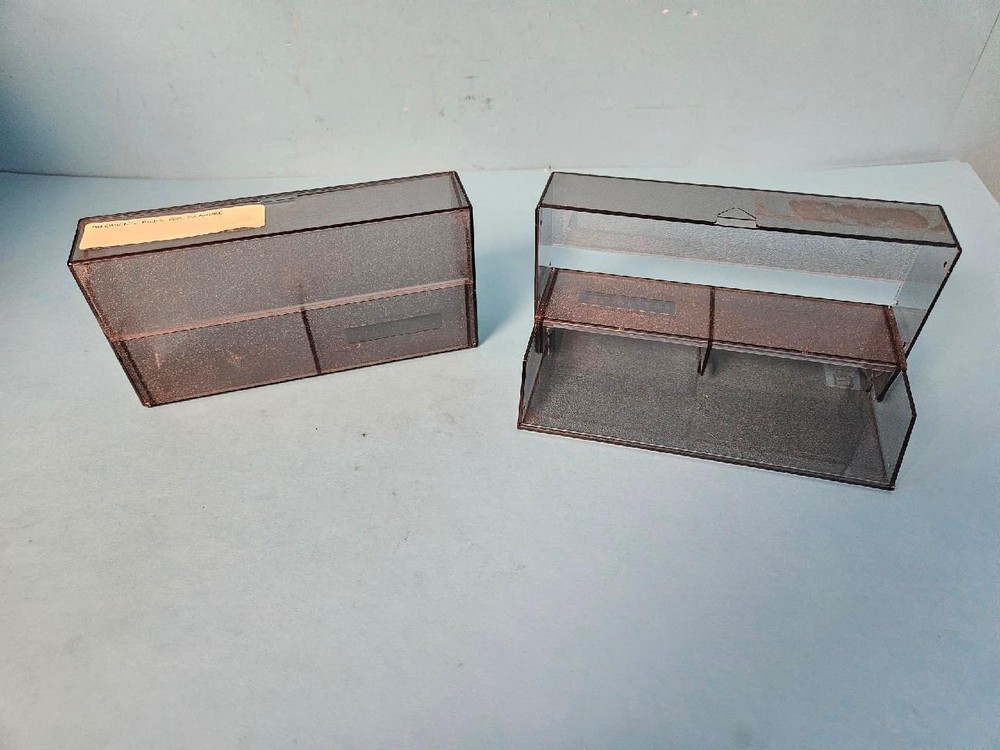 2 RING KING DISKPLAY 3.5" PLASTIC FLOPPY 20 DISK HOLDER MIT20 DISKETTE STORAGE