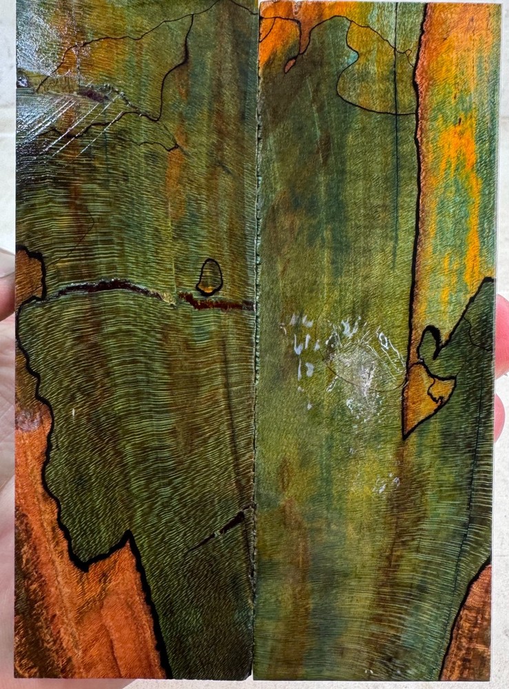 Stabilized Spalted Maple Knife Scales | SSM 202