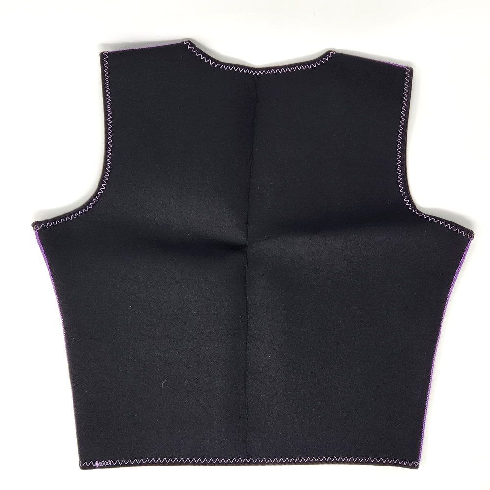 CURVES Trimming Neoprene Vest Exercise Workout Body Shape Front Zip Size Medium