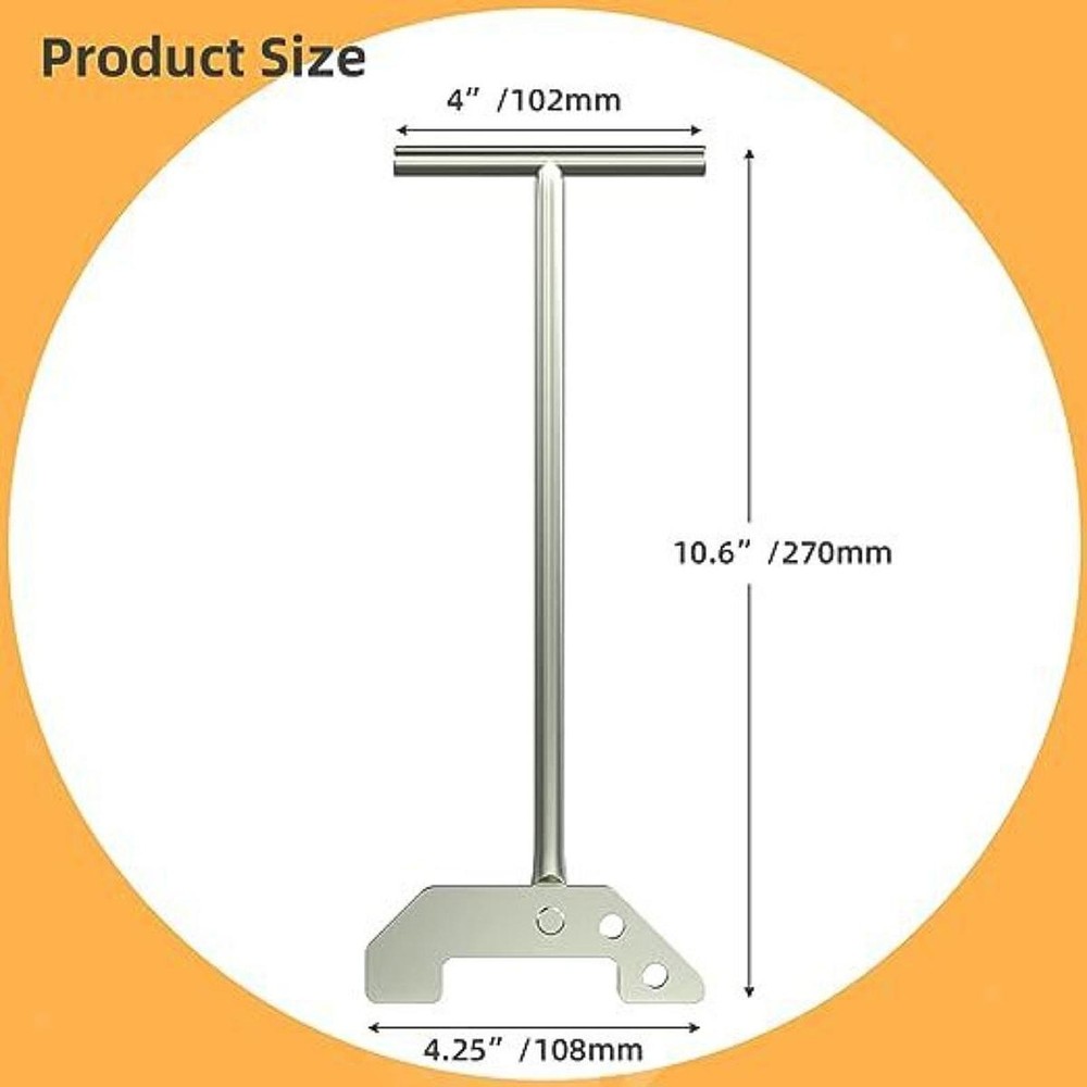 Garbage Disposer Unjamming Wrench Replacing Practical