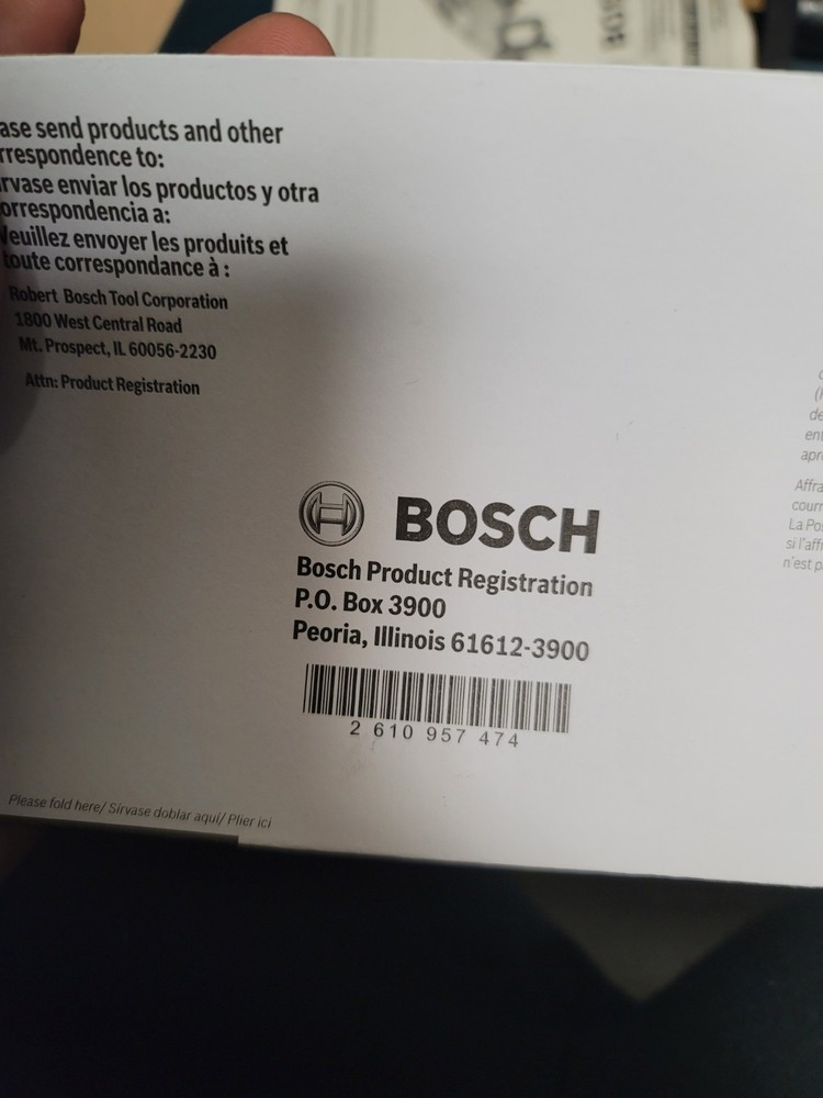 Bosch DH1020VC Inline Demolition Hammer OPEN BOX FAST SHIP
