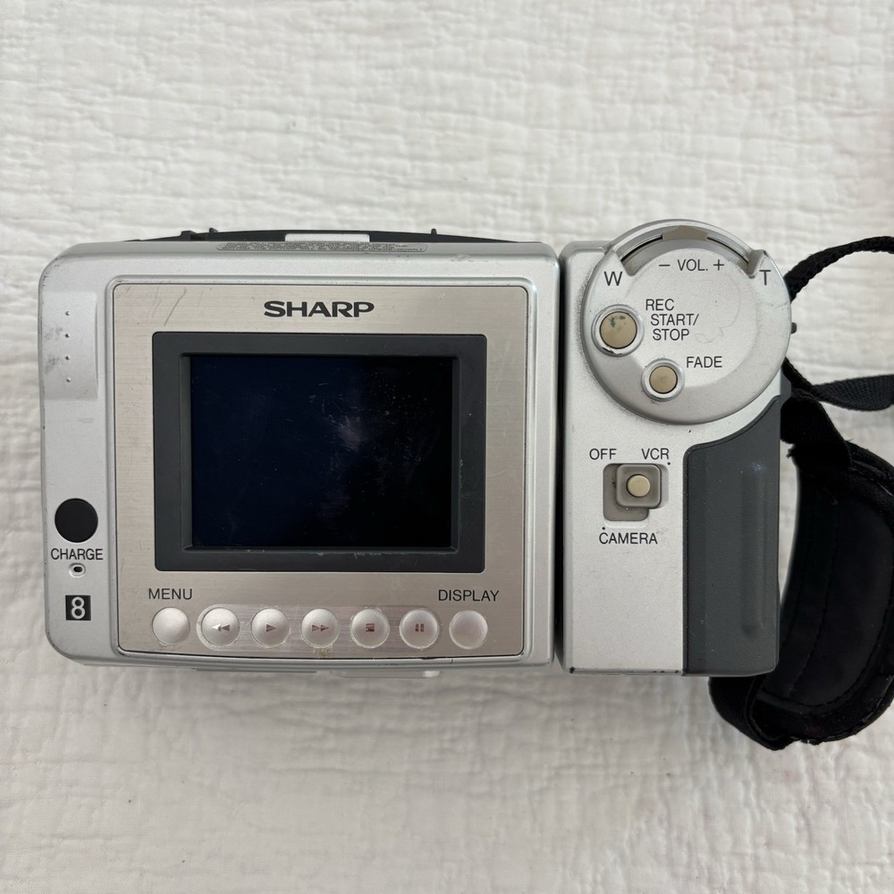 Sharp VL-A110U LCD Digital Camcorder Camera Viewcam Hi8 UNTESTED