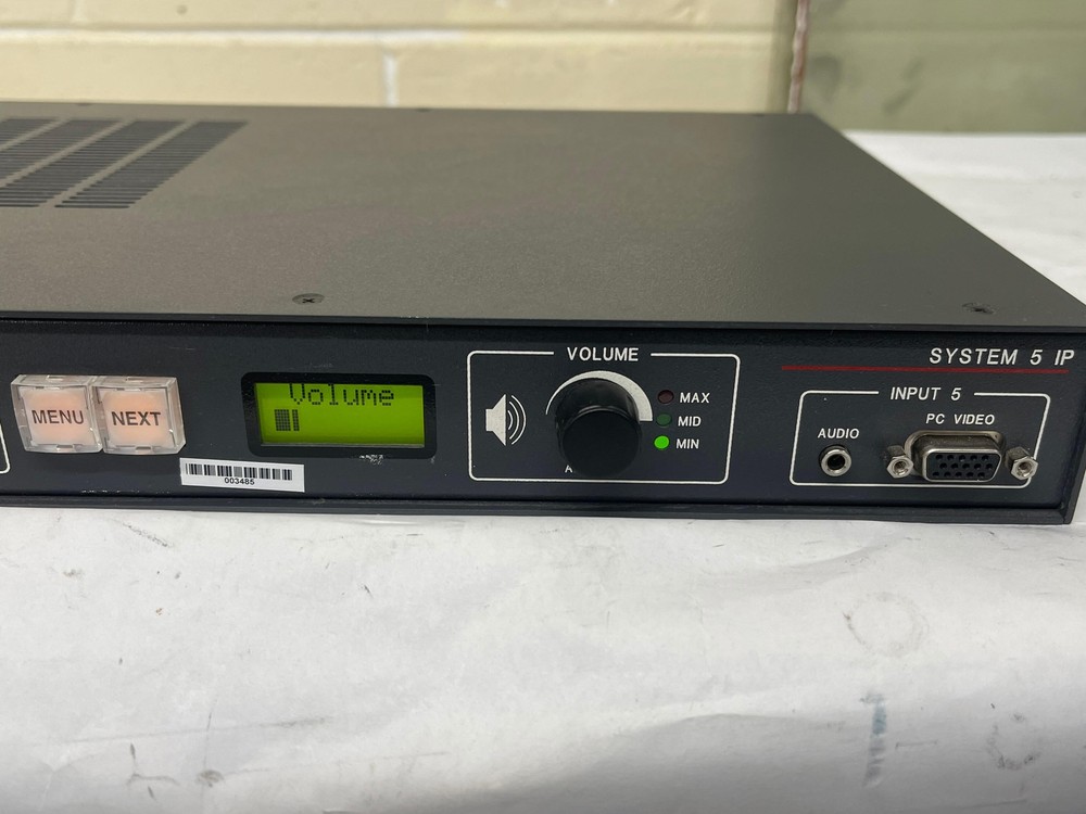 Extron System 5 IP Switcher with Front Panel Control