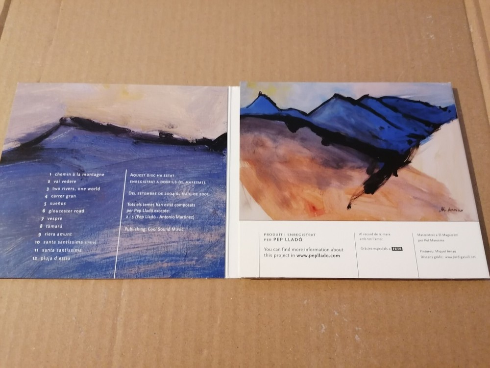 PEP LLADO TWO RIVERS, ONE WORLD CD 2005