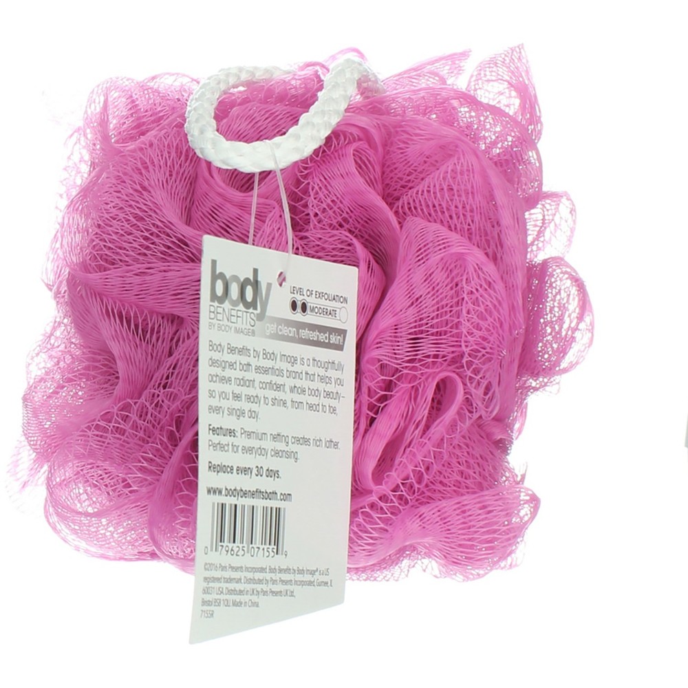 2 Pack Body Benefits By Body Image Net Bath Pouf
