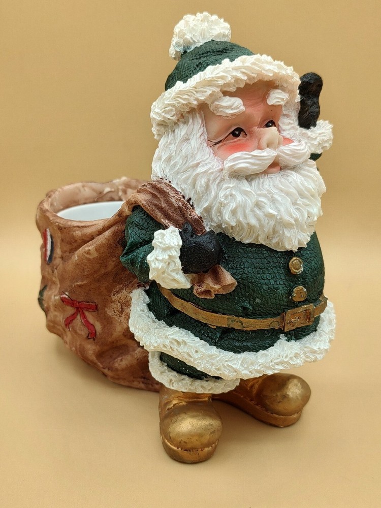 Poly Resin Santa Planter