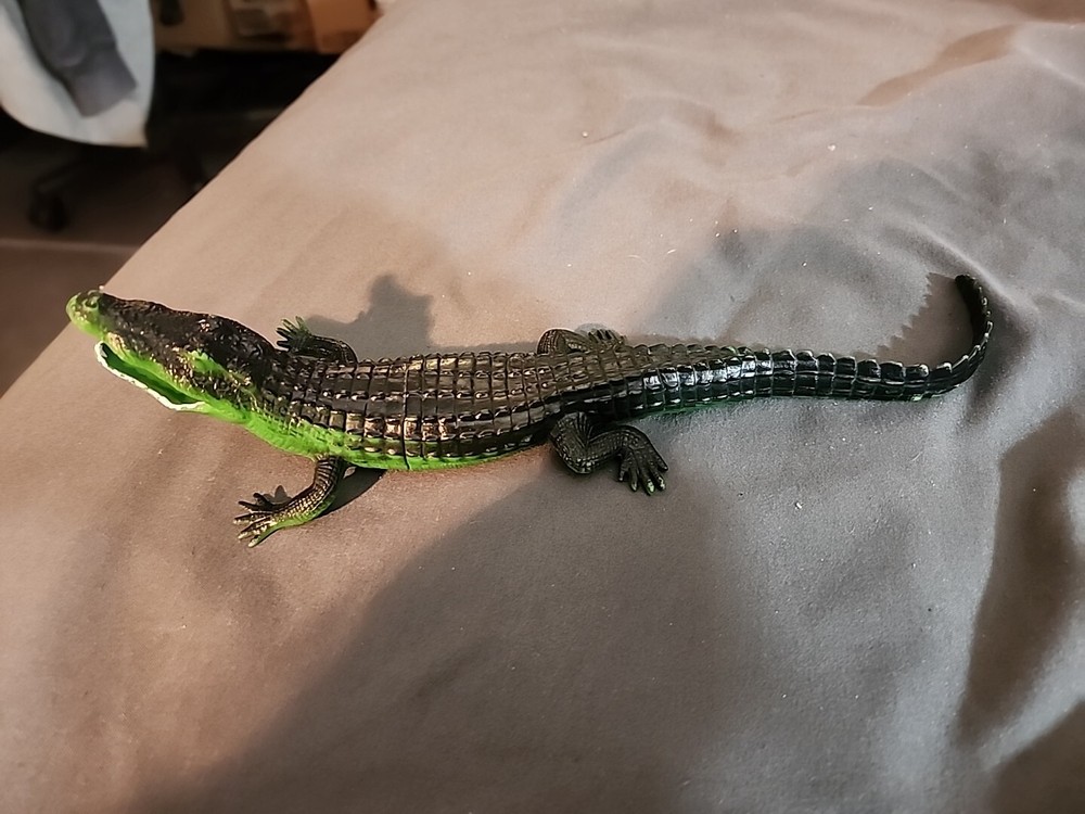Plastic Crocodile Figure